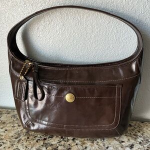 Coach Chocolate Brown Y2K Ergo Shoulder Bag